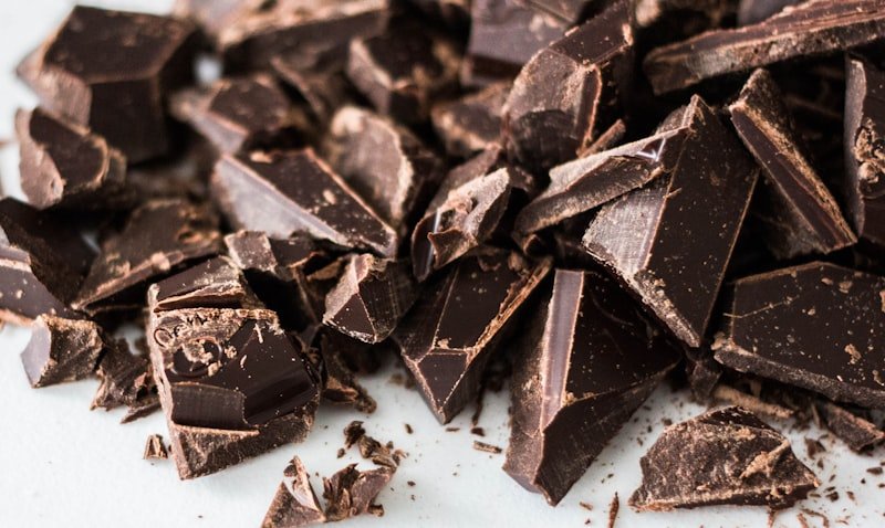 Dark cocoa powder bowl